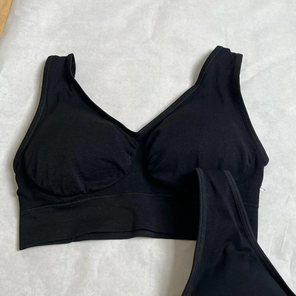3-Pack Seamless Sports Bra Wirefree Yoga Bra with Removable Pads Medium NWT - Picture 8 of 9